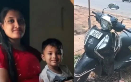 പാ​ല​ക്കാ​ട് സ്‌​കൂ​ട്ട​ര്‍ നി​യ​ന്ത്ര​ണം വി​ട്ടു​ണ്ടാ​യ അ​പ​ക​ട​ത്തി​ല്‍ അ​മ്മ​യും പി​ഞ്ചു​കു​ഞ്ഞും മ​രി​ച്ചു