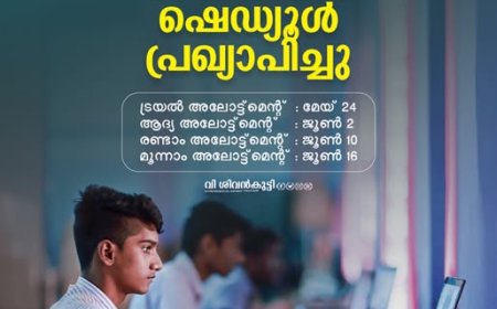 പ്ലസ് വൺ പ്രവേശനത്തിന് മേയ് 14 മുതൽ അപേക്ഷകൾ സമർപ്പിക്കാം