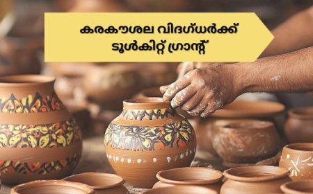 കരകൗശല വിദഗ്ധർക്ക് ടൂൾകിറ്റ് ഗ്രാന്റിന് അപേക്ഷിക്കാം