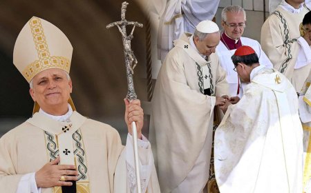 പാലിയവും മുക്കുവന്റെ മോതിരവും സ്വീകരിച്ചു; ലെയോ പതിനാലാമന്‍ പാപ്പയുടെ സ്ഥാനാരോഹണ ചടങ്ങുകള്‍ പ്രാര്‍ത്ഥനാനിര്‍ഭരം