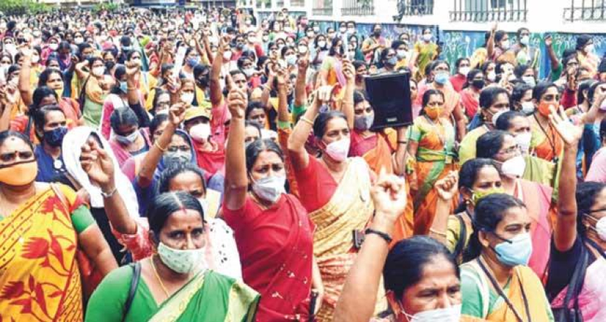 ആശാപ്രവർത്തകരുടെ രാപ്പകല് സമരയാത്ര ഇന്നു മുതല്