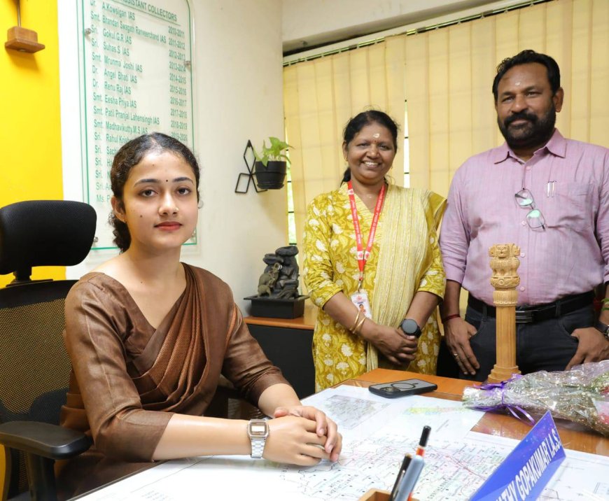 പാർവതി ഗോപകുമാർ ഇനി എറണാകുളം അസിസ്റ്റന്റ് കലക്ടർ.