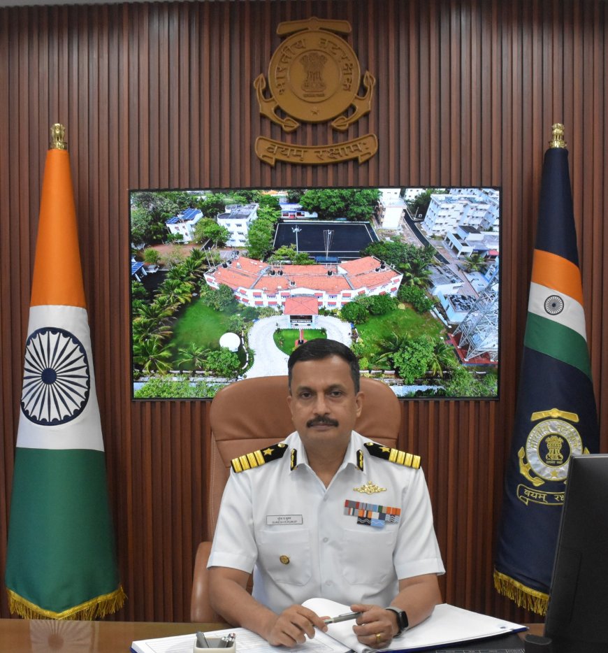 വിഴിഞ്ഞം കോസ്റ്റ് ഗാർഡ് സ്റ്റേഷന്റെ കമാൻഡറായി കമാൻഡന്റ് സുരേഷ് ആർ കുറുപ്പ് ചുമതലയേറ്റു