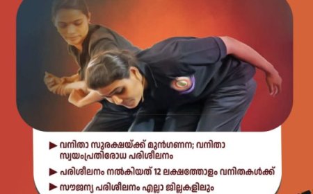 12 ലക്ഷം വനിതകൾക്ക് കരുത്ത് പകർന്ന് കേരള പോലീസ്