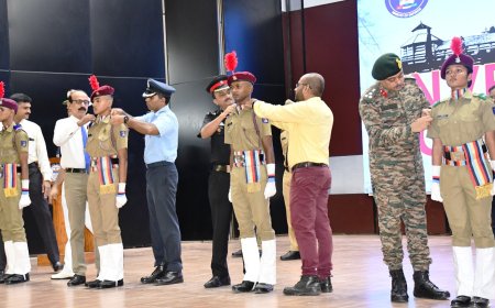 കഴക്കൂട്ടം സൈനിക സ്കൂളിൽ സ്ഥാനാരോഹണ ചടങ്ങ് സംഘടിപ്പിച്ചു