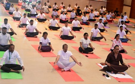 യോഗ ലോക സമാധാനത്തിന് പ്രാധാന്യം നൽകുന്നു: കേന്ദ്ര സഹമന്ത്രി ജോർജ്ജ് കുര്യൻ