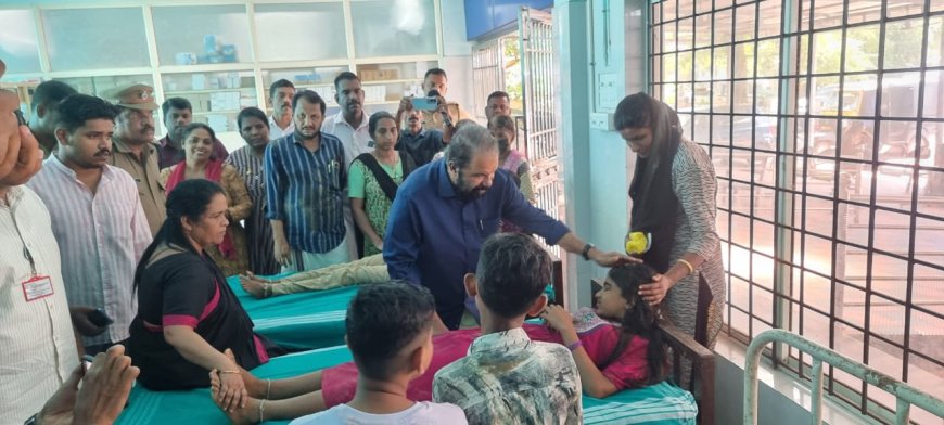 സ്കൂൾ ബസ് അപകടത്തിൽ പെട്ടു