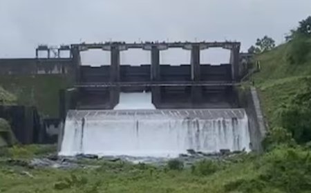 ബാണസുരസാഗർ ഡാമിലെ ഷട്ടർ ഉയർത്തി