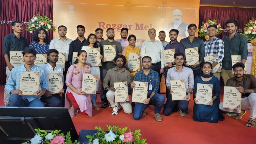 16-ാമത് ദേശീയ തല റോസ്ഗാർ മേളയുടെ ഭാഗമായി ദക്ഷിണ റെയിൽവേയുടെ ആഭിമുഖ്യത്തിൽ തിരുവനന്തപുരത്ത് തൊഴിൽ മേള സംഘടിപ്പിച്ചു