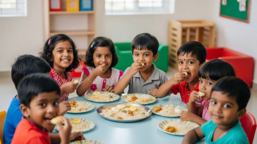 ദേശീയ ശ്രദ്ധ നേടി ബിരിയാണിയും അങ്കണവാടി ഭക്ഷണ മെനുവും കുഞ്ഞൂസ് കാർഡും
