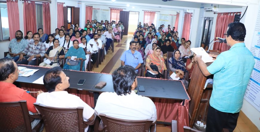 ജൂനിയർറെഡ്ക്രോസ് കൗൺസിലർമാർക്ക്‌ ജില്ലാ തല ഏകദിന പരിശീലനംസംഘടിപ്പിച്ചു