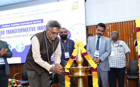 തിരുവനന്തപുരം എൻ.ഐ.ഐ.എസ്.ടി.യിൽ എ.ഐ. & എം.എൽ വിഷയത്തിൽ സുവർണ്ണ ജൂബിലി കോൺക്ലേവ് സംഘടിപ്പിച്ചു.