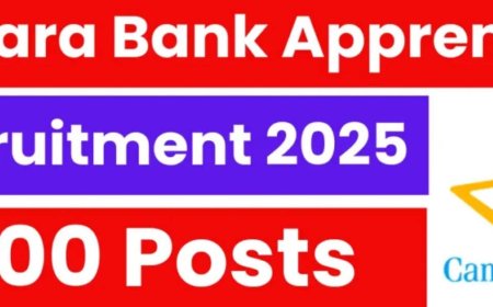 കാനറ ബാങ്കിൽ 3500 ഒഴിവുകൾ കേരളത്തിലും അവസരങ്ങൾ