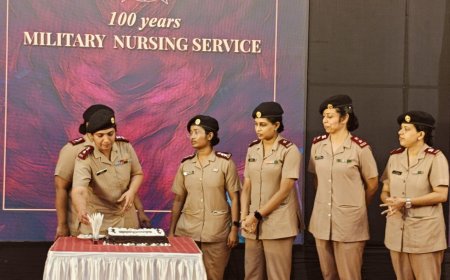 മിലിട്ടറി നഴ്സിംഗ് സർവീസിന്റെ ശതാബ്ദി ആഘോഷങ്ങൾ പാങ്ങോട് സൈനിക കേന്ദ്രത്തിൽ സംഘടിപ്പിച്ചു