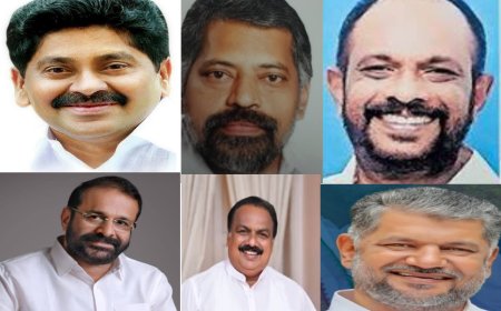 കെ പി സി സി: കോട്ടയത്തിന്   പി എ സലീമും ജോസി സെബാസ്റ്റ്യനും അടക്കം    ആറ്  ജനറൽ സെക്രട്ടറിമാർ