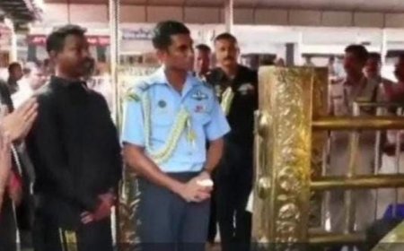 രാഷ്ട്രപതി ദ്രൗപതി മുര്മു ശബരിമലയിൽ