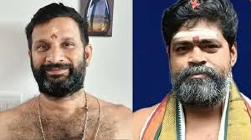 ഇ ഡി  പ്രശാന്ത് നമ്പൂതിരി  ശബരിമല  മേൽശാന്തി ,മാളികപ്പുറം മേൽശാന്തിയായി മനു നമ്പൂതിരി