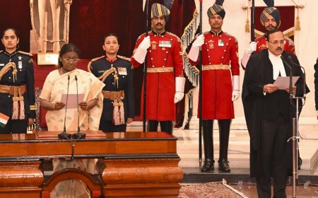 സൂര്യകാന്ത്; സുപ്രീം കോടതി ചീഫ് ജസ്റ്റീസായി സ്ഥാനമേറ്റു