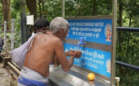 ഭക്തരുടെ ദാഹമകറ്റാന്‍ വാട്ടര്‍ അതോറിറ്റിയുടെ വിപുലമായ ക്രമീകരണം