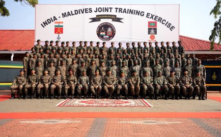 എകുവെരിൻ : ഇന്തോ-മാലിദ്വീപ് സൈനിക അഭ്യാസം സമാപിച്ചു