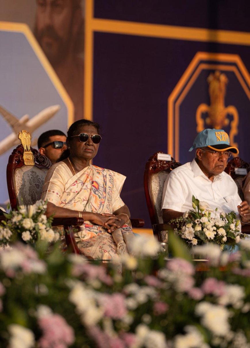 2025 ലെ നാവിക ദിനത്തിൽ ഇന്ത്യൻ നാവികസേനയുടെ സമുദ്ര ശക്തി  പ്രകടമാക്കി നാവികസേന,മുഖ്യാതിഥിയായി രാഷ്‌ട്രപതി  .