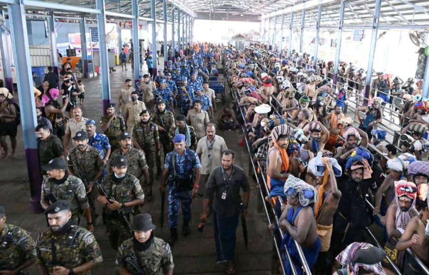 ശബരിമലയിൽ സുരക്ഷ ശക്തമാക്കി