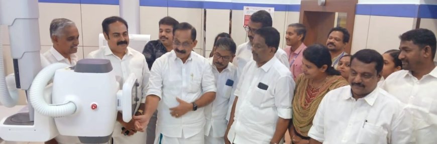 ജനറൽ ആശുപത്രിയെ മികച്ച നിലവാരത്തിലും സൗകര്യത്തിലും എത്തിച്ചു. രണ്ട് സെക്കൻ്റിൽ എക്സറേ ലഭിക്കും: 1.79 കോടി മുടക്കി ഡിജിറ്റൽ എക്സറേ കമ്മീഷൻ ചെയ്തു.  തോമസ് പീറ്റർ നഗരസഭാ ചെയർമാൻ