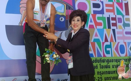 തായ്‌ലൻഡിൽ വിജയക്കൊടി പാറിച്ച് പ്രസാദ്; അതിർത്തി കാത്ത കരുത്ത് കായികവേദിയിലും; അന്താരാഷ്ട്ര മാസ്റ്റേഴ്സ് മീറ്റിൽ പ്രസാദിന് വെങ്കലം…