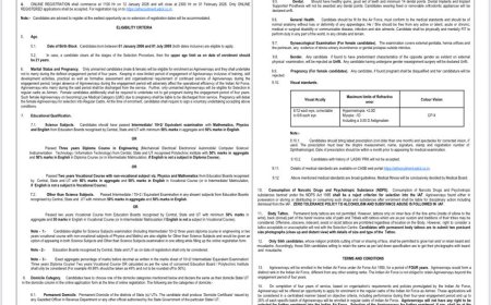ഇന്ത്യൻ വ്യോമസേനയിൽ അഗ്നിവീരാകാൻ അപേക്ഷ ക്ഷണികുന്നു