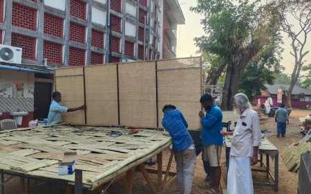 അന്താരാഷ്ട്ര നാടകോത്സവത്തിന് യവനിക ഉയരാന്‍ ഇനി നാല്    നാള്‍ മാത്രം :രംഗശില്പമൊരുക്കല്‍ അന്തിമഘട്ടത്തില്‍