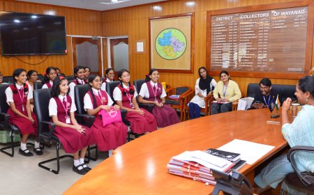 ഗുഡ് മോണിങ് കളക്ടര്‍ : വിദ്യാര്‍ത്ഥികള്‍ക്ക് സഹായവുമായി പയ്യാമ്പലം ഉര്‍സുലിന്‍ സ്‌കൂള്‍