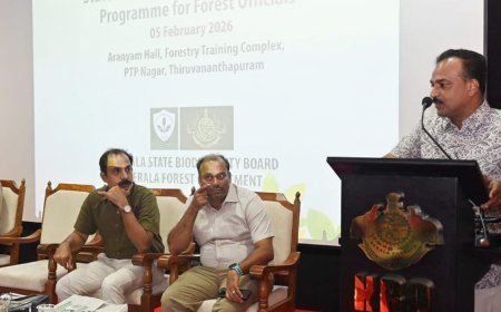 ജൈവവൈവിധ്യ സംരക്ഷണത്തിന് ശക്തമായ മുന്നേറ്റം: വനംവകുപ്പ്  ഉദ്യോഗസ്ഥർക്ക് സംസ്ഥാന ജൈവവൈവിധ്യ ബോർഡ് പരിശീലനം നൽകി