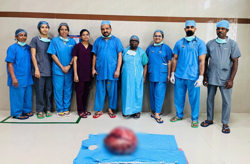 യുവതിയുടെ വയറ്റില്‍നിന്ന് 23 കിലോ ഭാരമുള്ള മുഴ നീക്കം ചെയ്തു