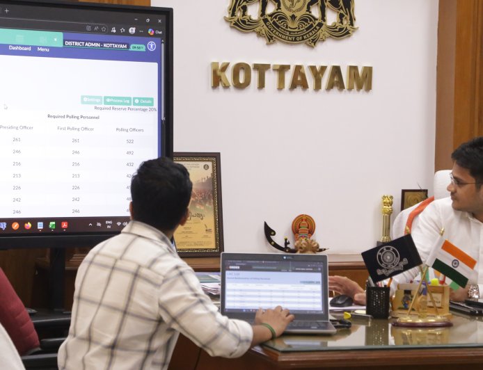 കോട്ടയം: ജില്ലയിൽ നിയമസഭാ തെരഞ്ഞെടുപ്പിൽ പോളിംഗ് ജോലികൾക്ക് 8608 ജീവനക്കാർ