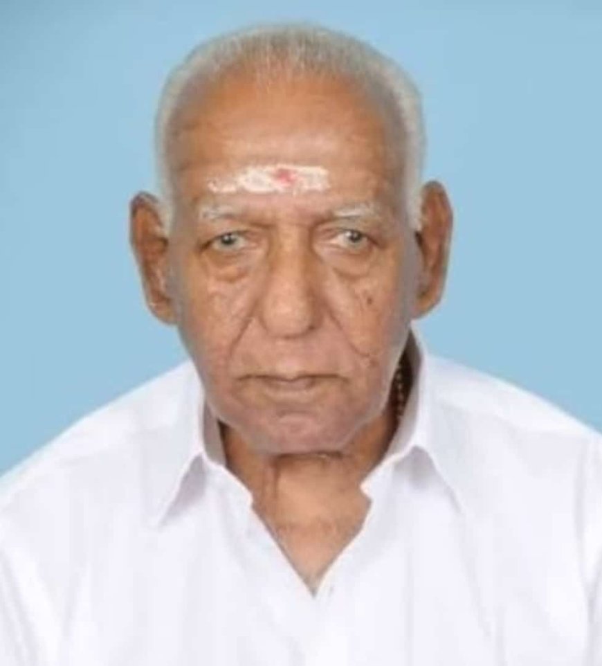 അനുഷ്ഠാനകലകളുടെ ആചാര്യൻ  കലാരത്നം ശ്രീ കുമ്മത്ത് അപ്പു നായർ ഓർമ്മയായി