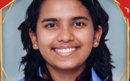 CBSE ബോർഡ് പരീക്ഷയിൽ ആറു വിഷയങ്ങളിലും പൂർണ്ണമായ 100 മാർക്ക് (600/600)ഓൾഇന്ത്യ ഒന്നാം റാങ്ക്   നേടി ആർഷാ അരോമൽ  ജെ. കോശി.