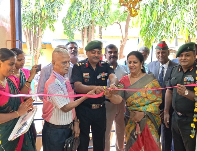 വിമുക്തഭടന്മാർക്കായി തെങ്കാശിയിൽ സൈനിക കാൻ്റീൻ ഉദ്ഘാടനം ചെയ്തു