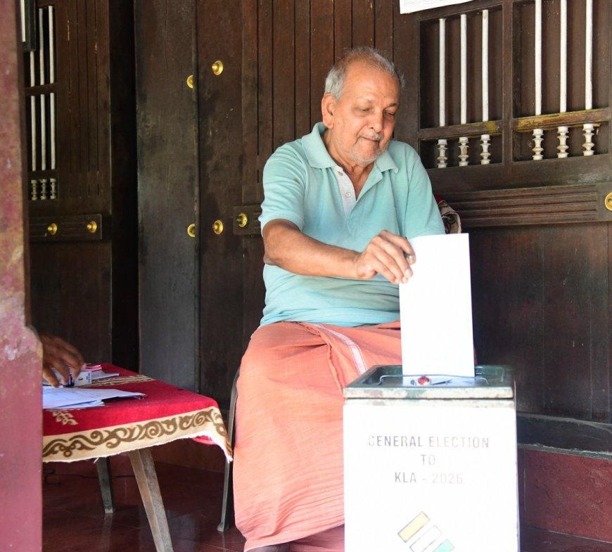 കോട്ടയം ജില്ലയില്‍ വീട്ടില്‍ വോട്ട് ചെയ്തത് 15681 പേര്‍