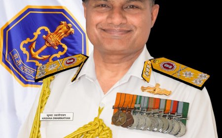 വൈസ് അഡ്മിറൽ കൃഷ്ണ സ്വാമിനാഥനെ നാവികസേനാ മേധാവിയായി നിയമിച്ചു