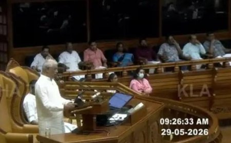 16ാം നിയമസഭയുടെ ആദ്യ സമ്മേളനത്തിന് യുഡിഎഫ് സര്‍ക്കാരിന്റെ നയപ്രഖ്യാപനത്തോടെ തുടക്കം