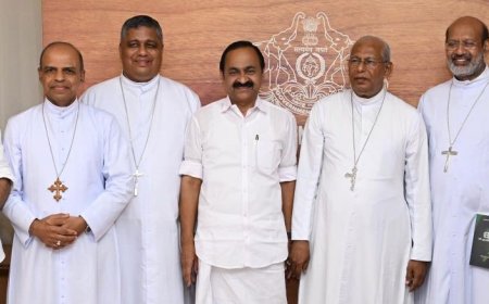 സീറോമലബാർസഭ പ്രതിനിധി സംഘം മുഖ്യമന്ത്രിയെ സന്ദർശിച്ചു.