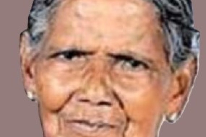 മണിമലയിൽ നിയന്ത്രണം വിട്ട  കാർ വൈദ്യുതത്തൂണിലിടിച്ച് 95 വയസ്സുകാരി വയോധിക മരിച്ചു.