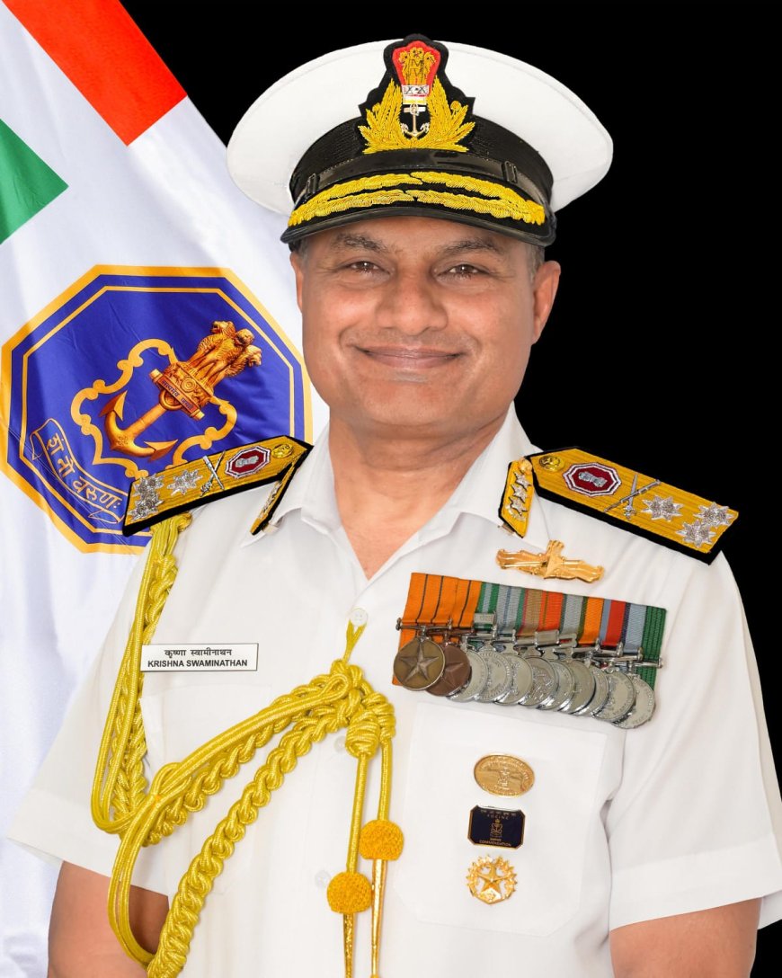 വൈസ് അഡ്മിറൽ കൃഷ്ണ സ്വാമിനാഥനെ നാവികസേനാ മേധാവിയായി നിയമിച്ചു