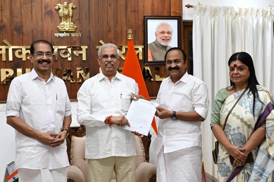 സർക്കാർ രൂപീകരിക്കാൻ ക്ഷണിച്ച് ​ഗവർണർ;  സത്യപ്രതിജ്ഞ തിങ്കളാഴ്ച
