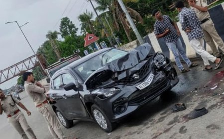 ഹൈവേ പട്രോളിങ്ങിനിടെ കാറിടിച്ച് ഗുരുതരമായി പരിക്കേറ്റ രണ്ട് പോലീസുകാരുടെ കാലുകൾ മുറിച്ച്  നീക്കി