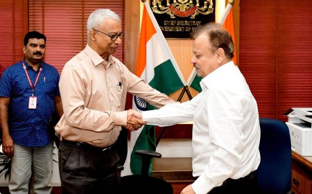 കേരളത്തിൻ്റെ ചീഫ് സെക്രട്ടറിയായി ബിശ്വനാഥ് സിൻഹ ചുമതലയേൽക്കുന്നു