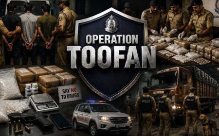 ഓപ്പറേഷന്‍ തൂഫാന്‍: 55 പേരെ അറസ്റ്റ് ചെയ്തു:  എം.ഡി.എം.എ.-യും മറ്റുമയക്കുമരുന്നുകളും പിടിച്ചെടുത്തു.