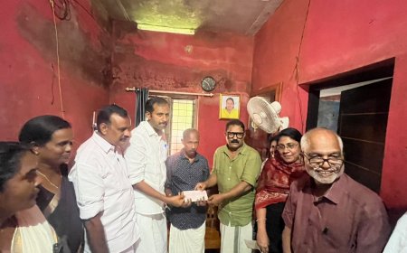 സ്മിതയുടെ കുടുംബത്തിന് കൈത്താങ്ങായി കുടുംബശ്രീ കുടുംബം