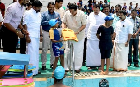 ആദ്യഘട്ടത്തിൽ 14,000 വിദ്യാർഥികൾക്ക് നീന്തൽ പരിശീലനം നൽകും: മന്ത്രി എൻ. ഷംസുദ്ദീൻ
