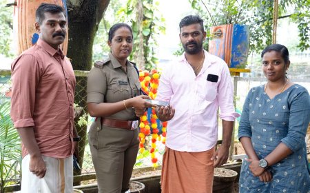 മൊബൈൽ ഫോൺ നഷ്ടപ്പെട്ടയാൾക്ക്  ഒരുമാസത്തിനുള്ളിൽ  കണ്ടെത്തി നൽകി എരുമേലി പോലീസ്